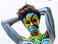 2013-06-23 Andy Golub paints Lilith at the Guggenheim